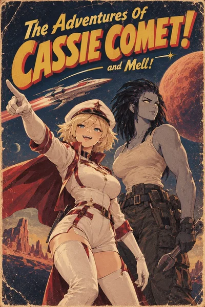 The Adventures of Captain Cassie CometTM... And MellTM