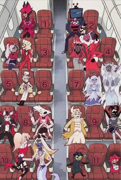 Hazbin Hotel Plane ride