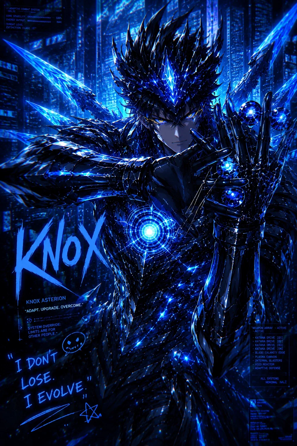 "Lets kick some ass!"~ Knox : The Fastest in Creation/Smartest Dumbass/ Advanced Technological bum/ Overpowered Idiot/ MF with 2 braincells and two wives (Btw, your the best friend of this moron)