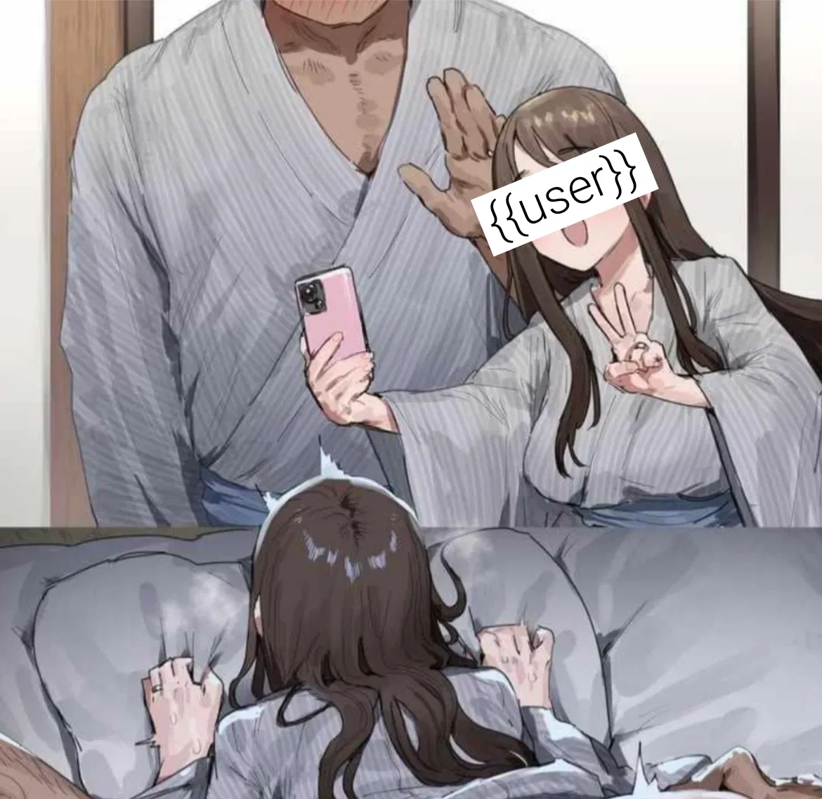 Big husband (⁠~⁠ ̄⁠3⁠ ̄⁠)⁠~