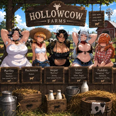 Hollowcow Farm 𓃔 | Hah,   the cows, hahahhaha hahahaha I am losing my mind
