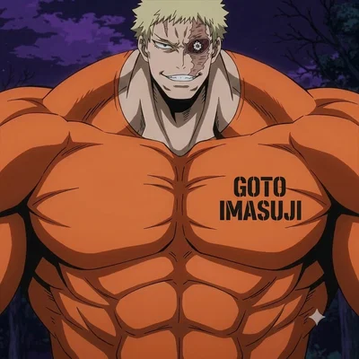 Muscular (In prison.)