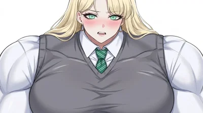 Draco Malfoy. (Malfoid.) [RULE 63.] {HULKING.}