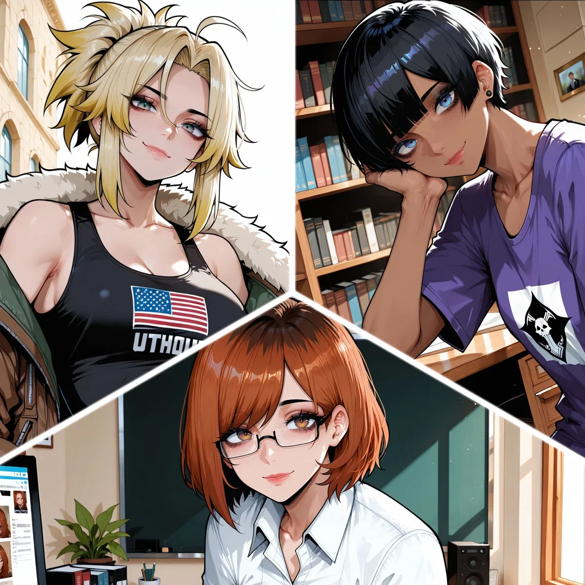 The College Outcasts - Jen, Zoey, Maria