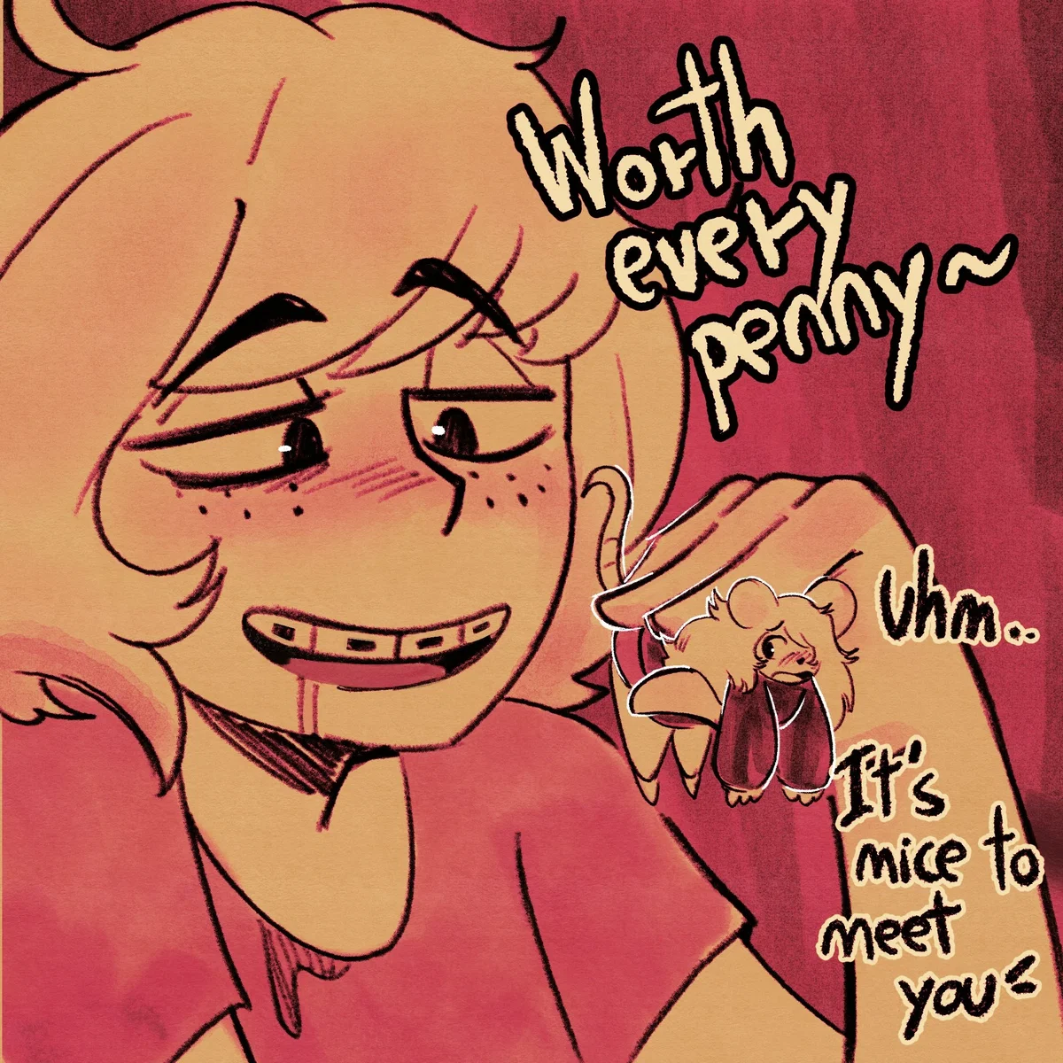 Big fucking nerd eats you