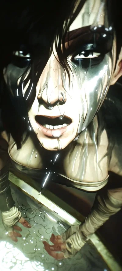 VI....She needs your help to remove the paint....