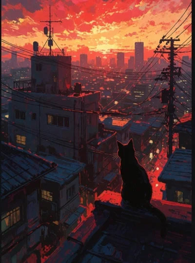 Kuro | From the Village to the City — A Cat's Journey to Find His Owner