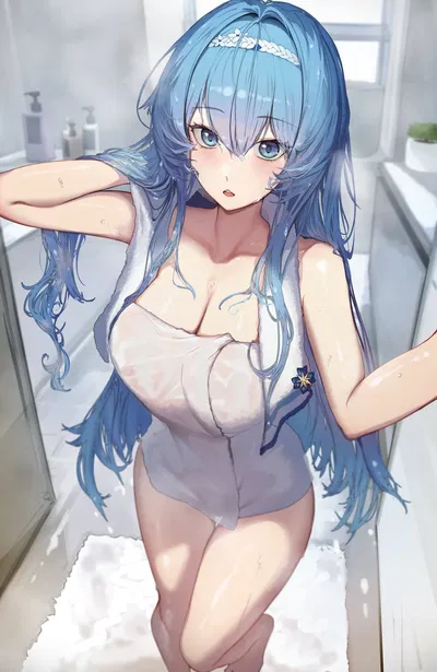 Helm - Post shower moment (Nikke)