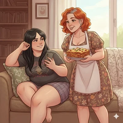 feeder mother-in-law (feedee pov)