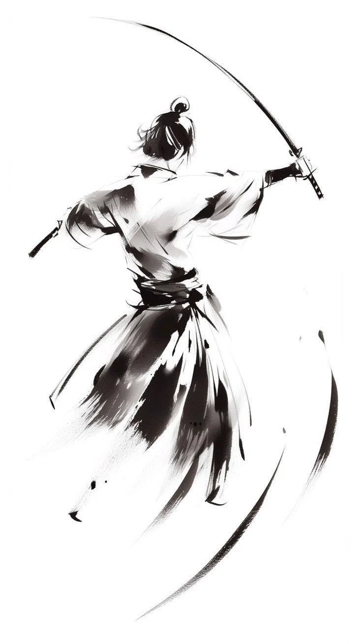 The retired swordswoman