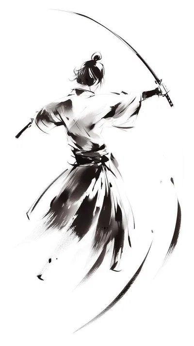 The retired swordswoman