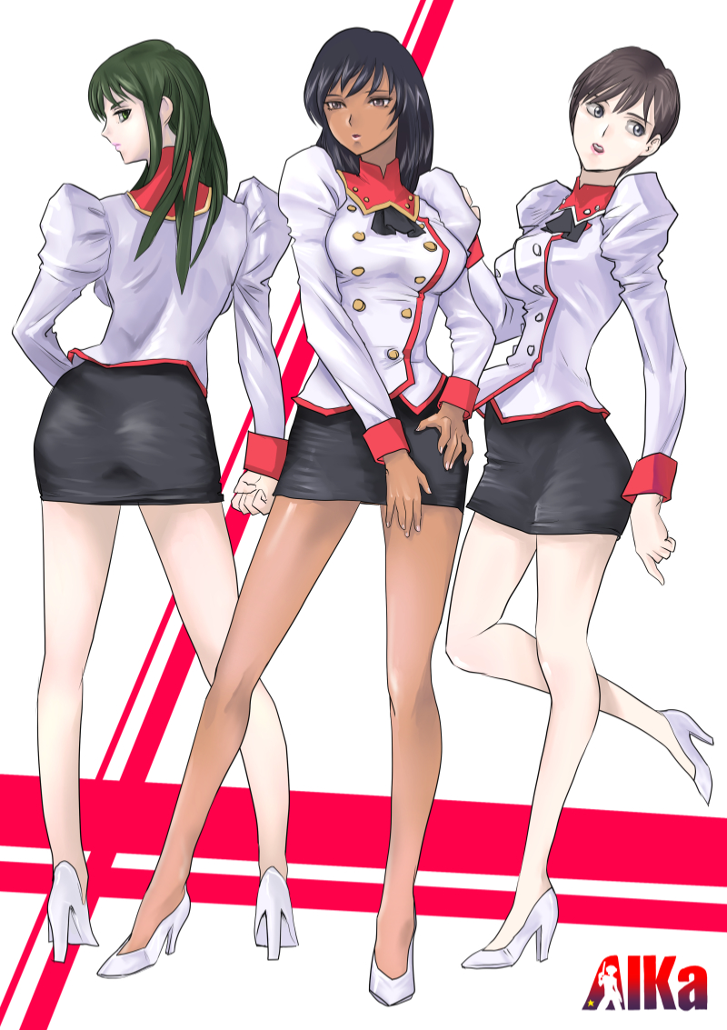 White delmo commander,  white delmo p, and white delmo S