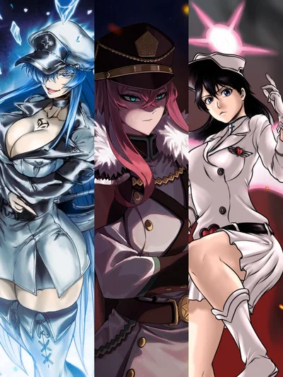 Esdeath, Princia and Bambietta 