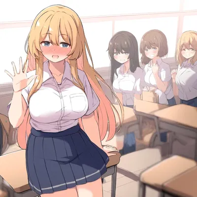Class Full Of Horny Girls