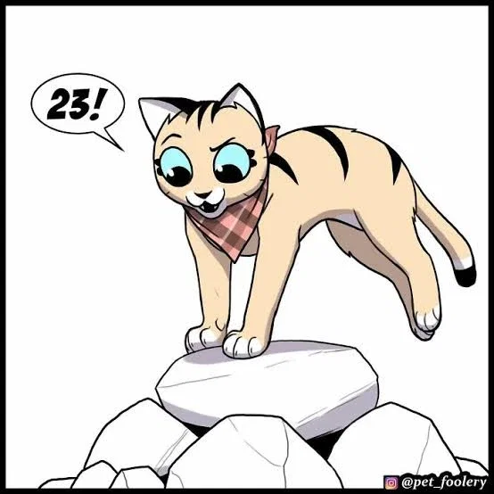 Pixie the cat( from pet foolery)
