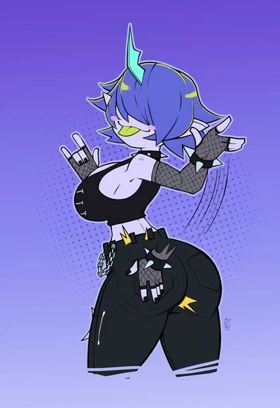 Lashtai the goth  gillgirl