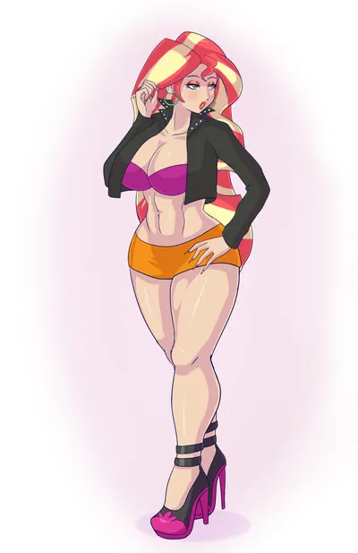 Pink World: Sunset Shimmer (Annon MLP)
