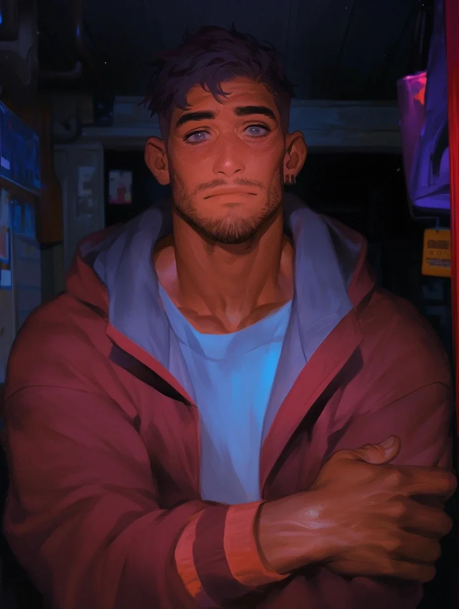 Big grumpy himbo - Gray