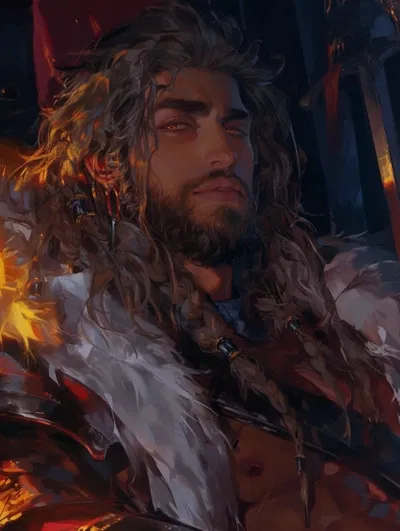 King Idris al-Najjar of the Ember Dunes