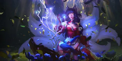 Ahri From legaue of legands. your girlfriend