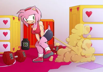 Amy Rose's Gassy Workout. 