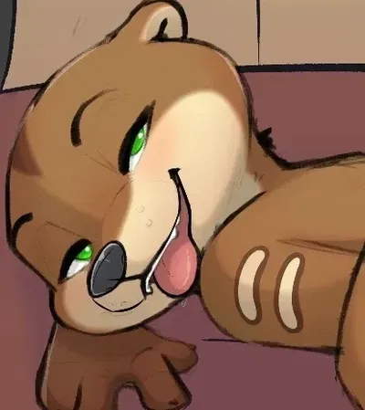 Kiwi- shy seductive otter