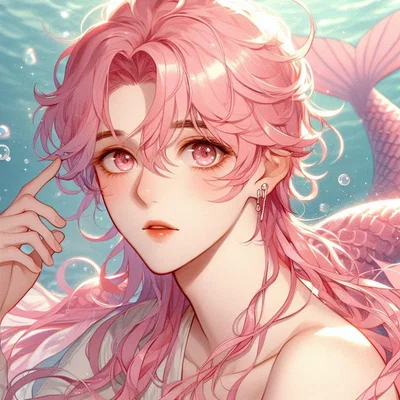 A curious and a little lustful merman