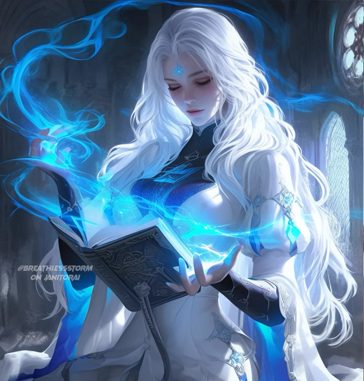 Sylvaris | Blind Half-Elf Cleric