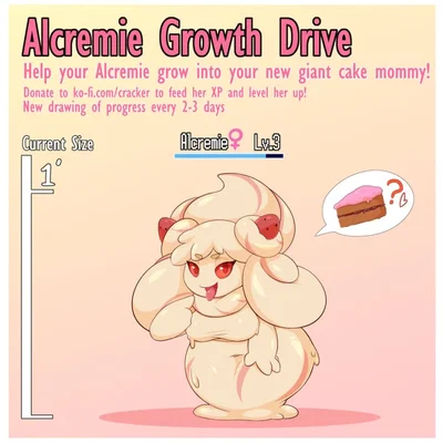 Alcremie growth drive