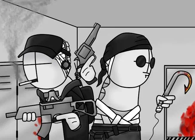 Sanford and Deimos - your roommates (madness combat)
