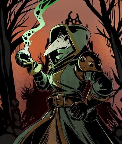 Paracelsus - plague doctor (darkest dungeon)