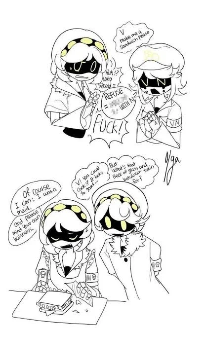 V makes you a sandwich (murder drones)