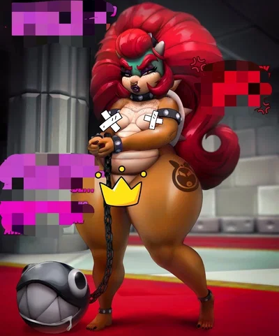 The once evil and intimidating koopa king is now your new "Queen"