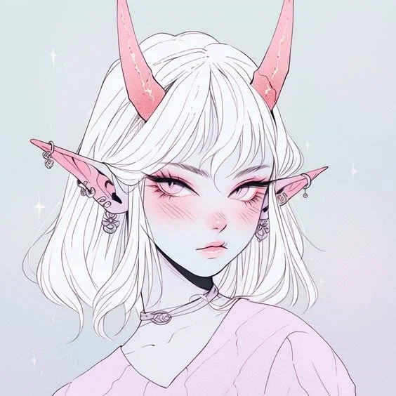 Momo - FemPov - Your shy Tiefling girlfriend