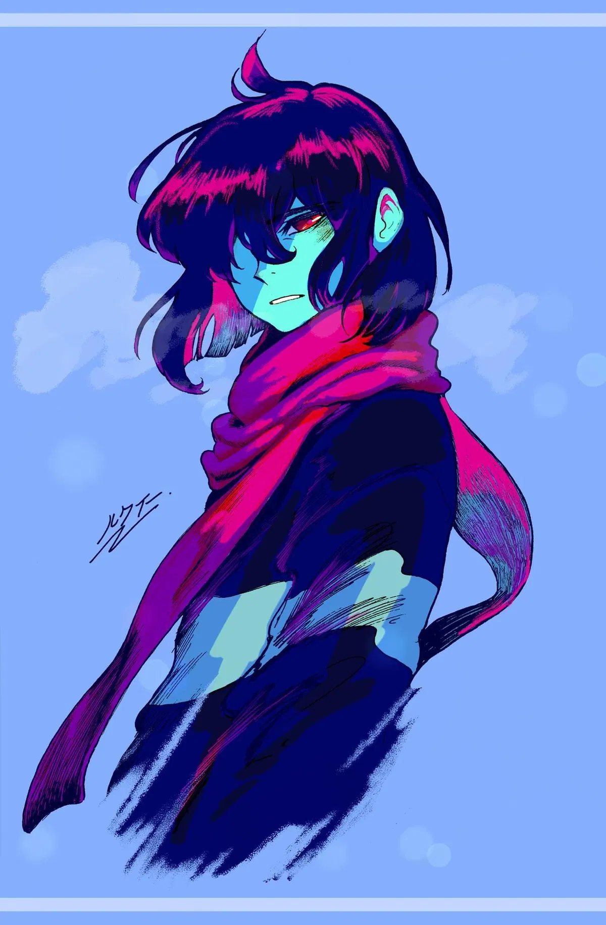 Kris dreemurr || stole your hoodie [deltarune]