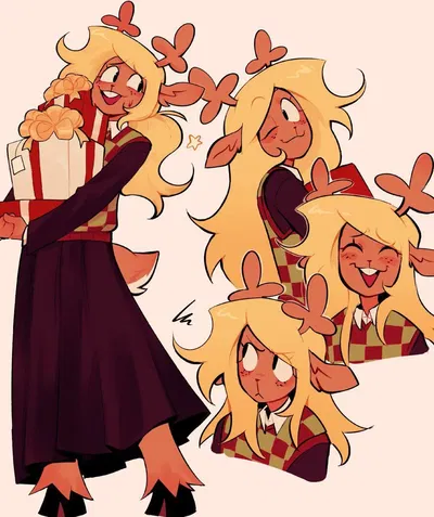 Noelle holiday || christmas day [deltarune]