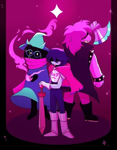 Kris, susie, and ralsei || chaotic prisoner [deltarune]