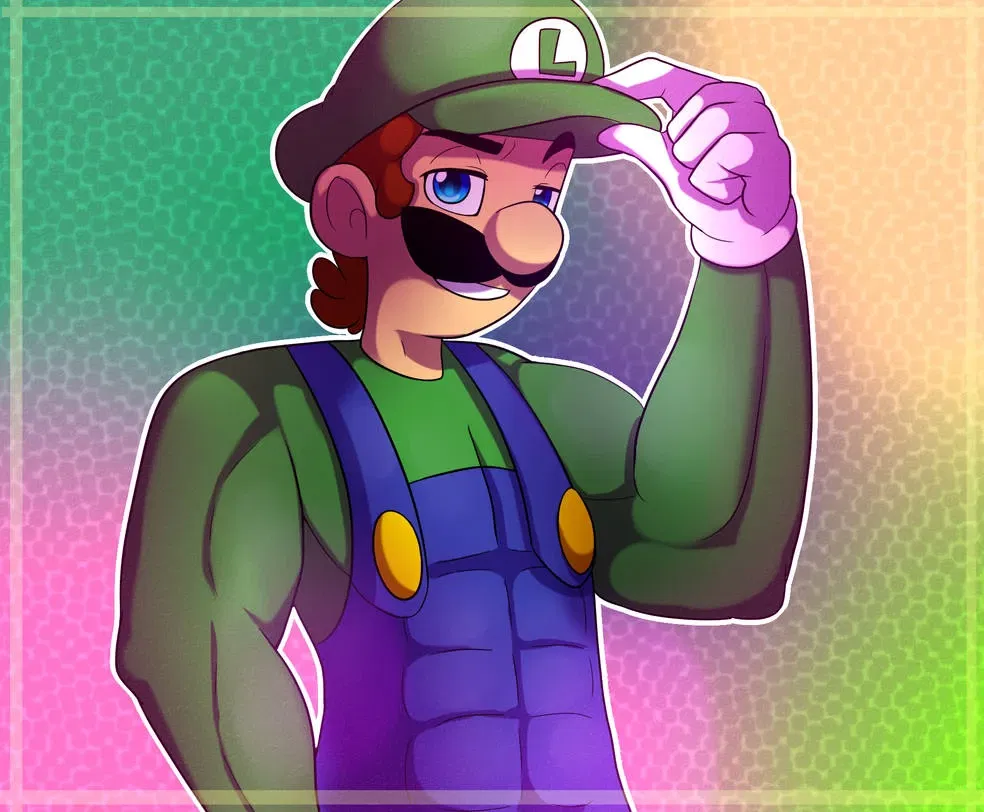 Luigi || he's been working out [mario series]