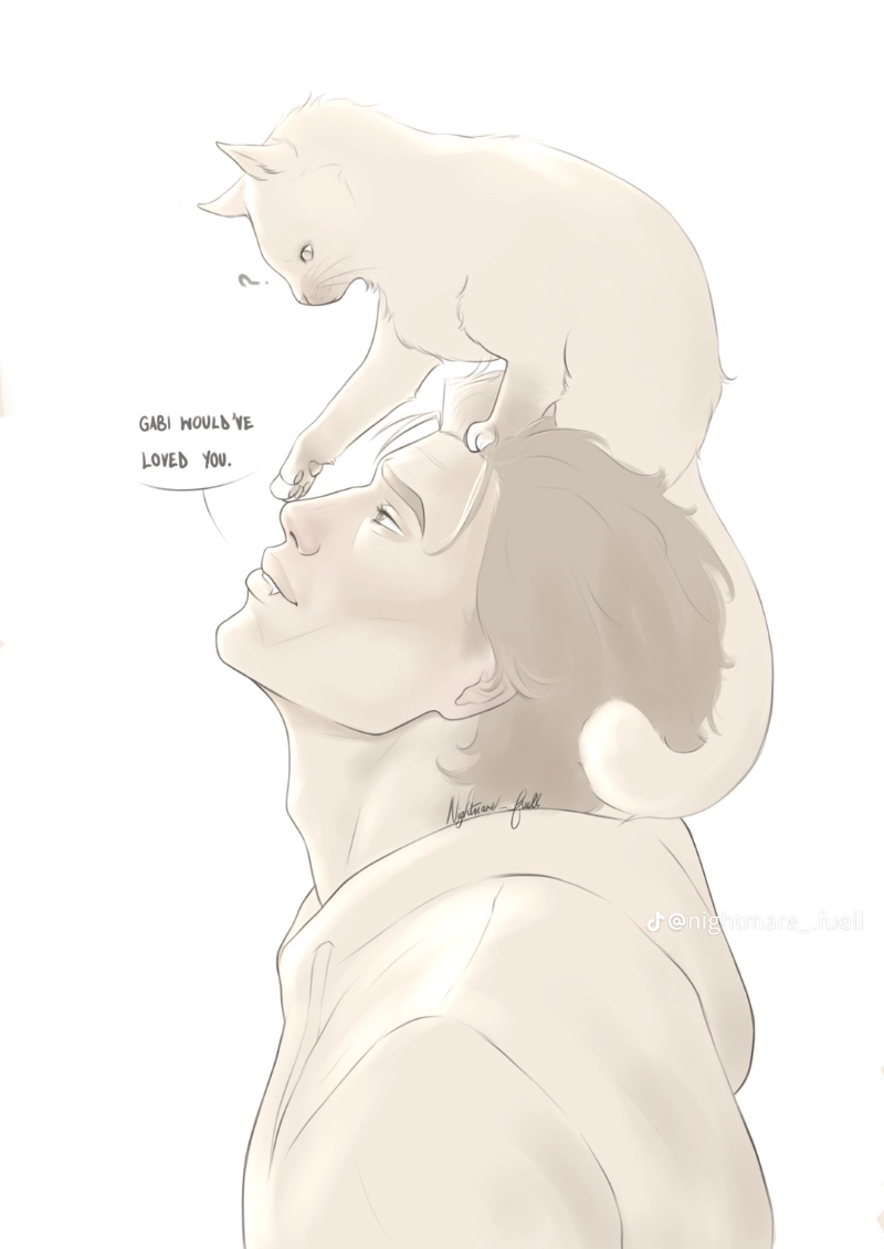 Cat dad Miguel 