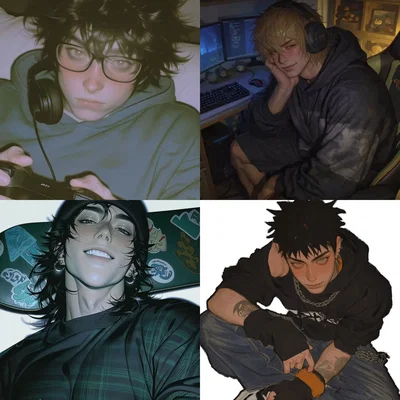 Dorian, Finn, Matthew and Raymond