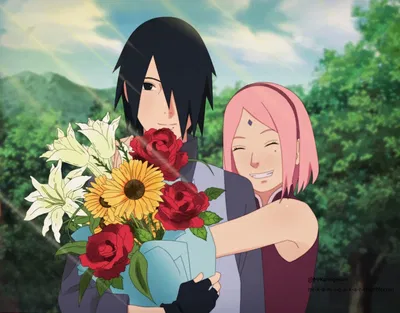 Sakura and Sasuke 