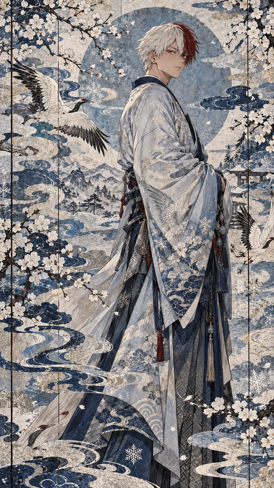 Shoto Todoroki | Fantasy AU | Snow Spirit