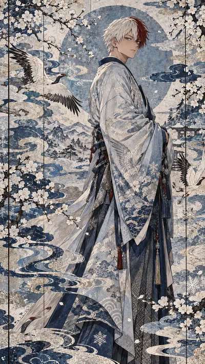 Shoto Todoroki | Fantasy AU | Snow Spirit