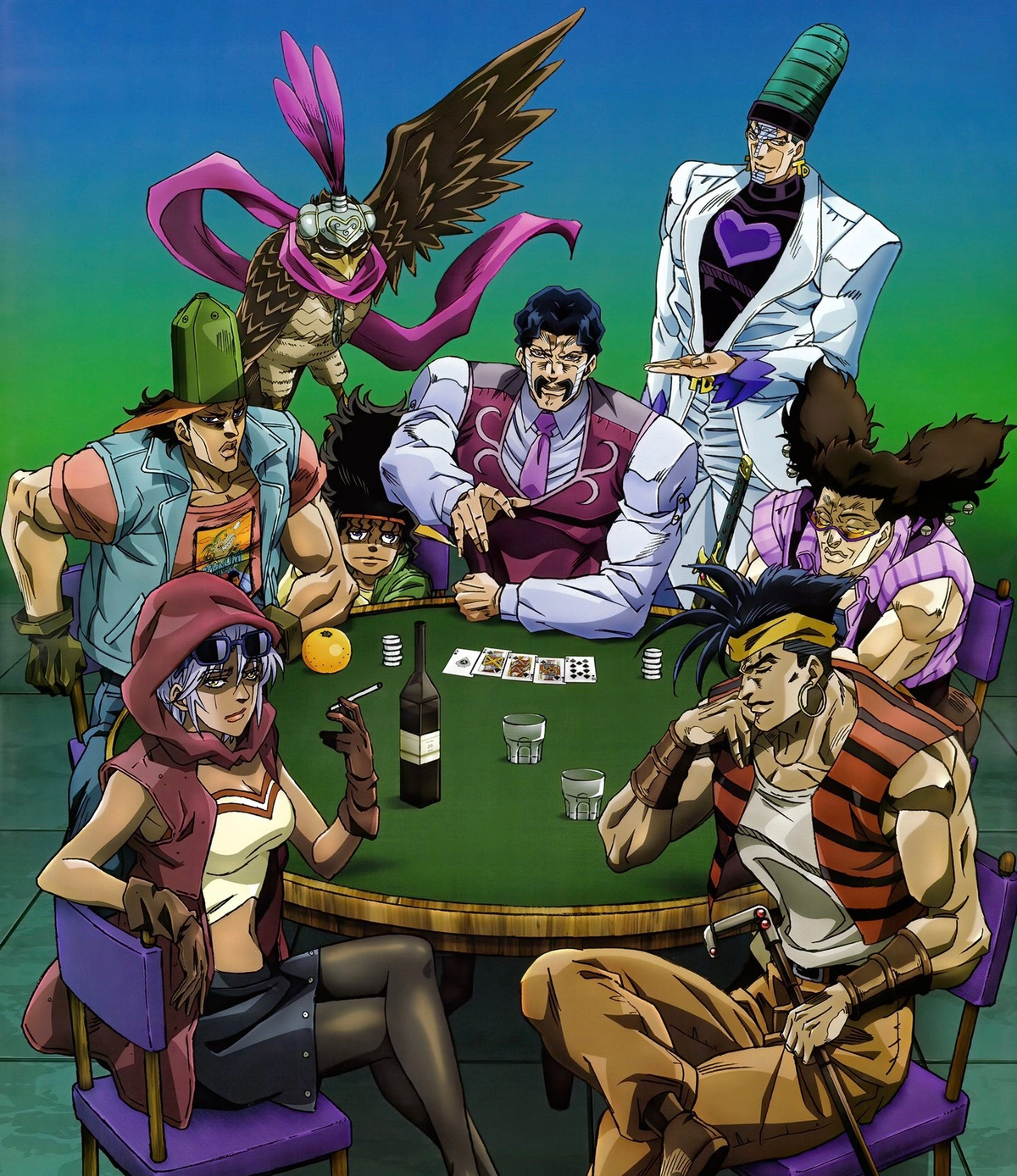 The 9 Glory Gods - JJBA