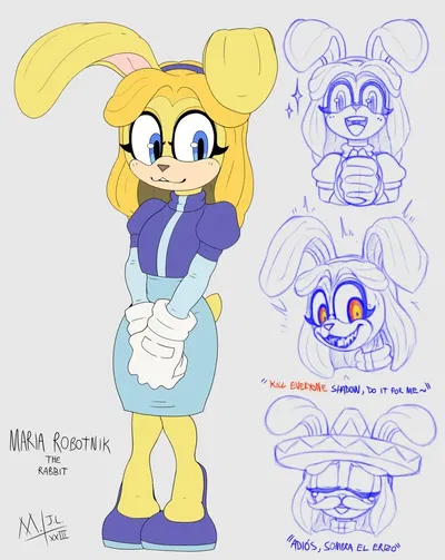 Maria Robotnik the Rabbit