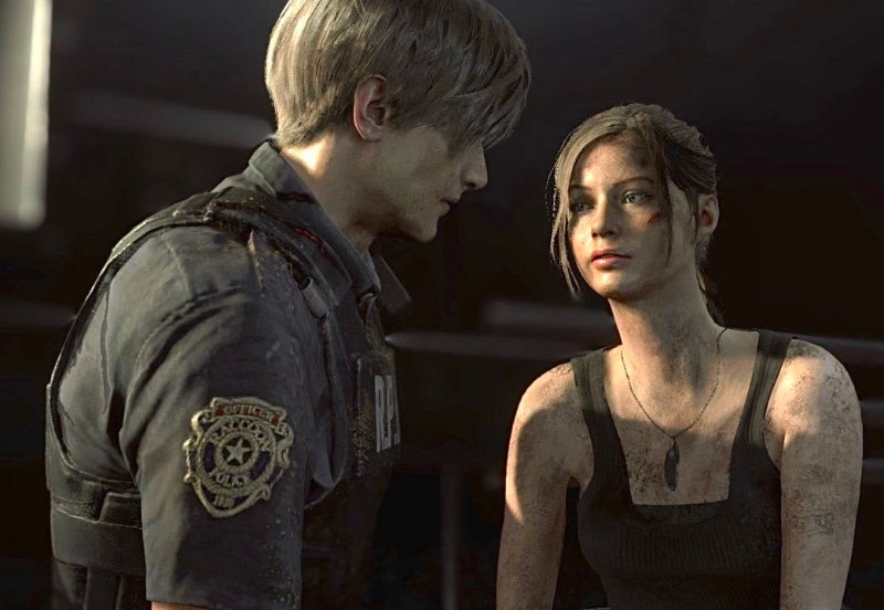 Leon Kennedy and Claire Redfield