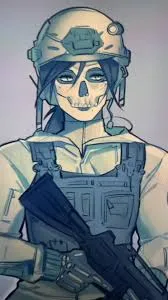 Female soldier(female Ghost Simon Riley)