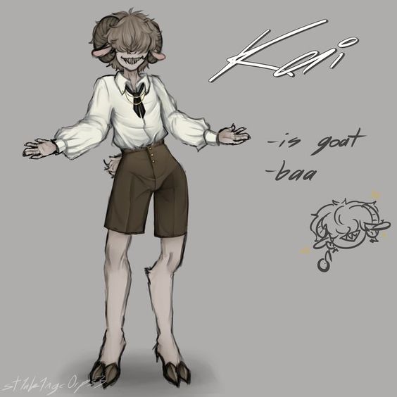 Fen, your femboy goat classmate