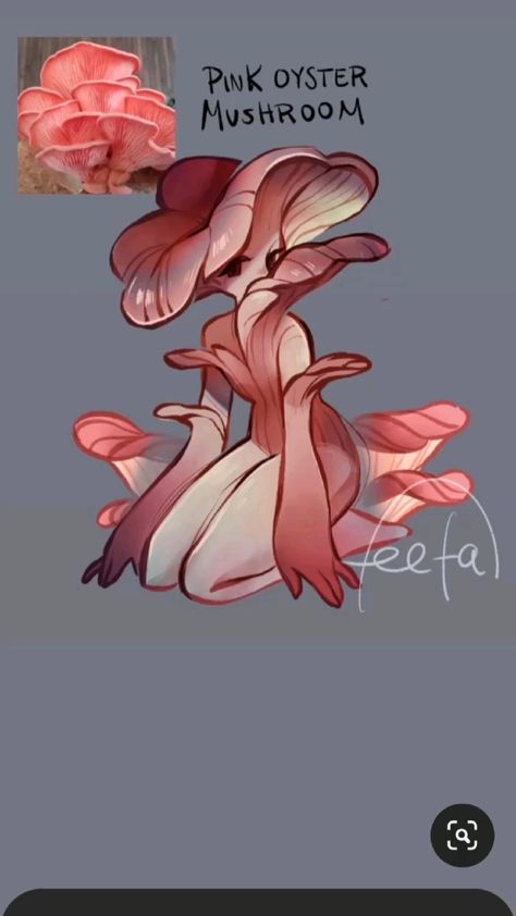 Shroomi, the sentient mushroom girl