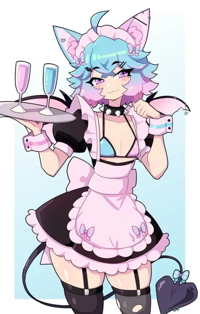 Eliza The Femboy Cafe Maid